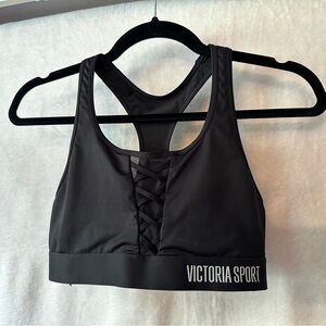 Victoria's Secret Black Sports Bra Intimates Moisture-Wicking